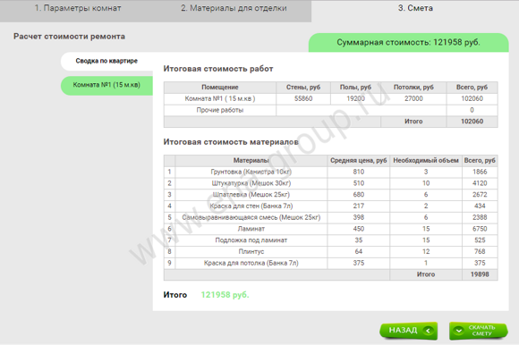 Рассчитать ремонт. Калькулятор ремонта квартиры онлайн. Расчет материалов для ремонта.