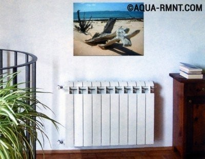 Биметаллический радиатор отопления в квартире