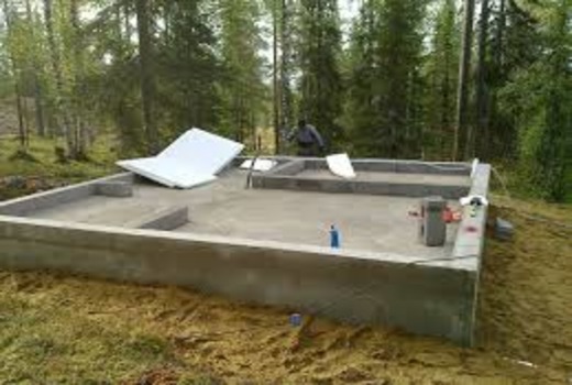 Выбор бетона для ленточного фундамента под баню