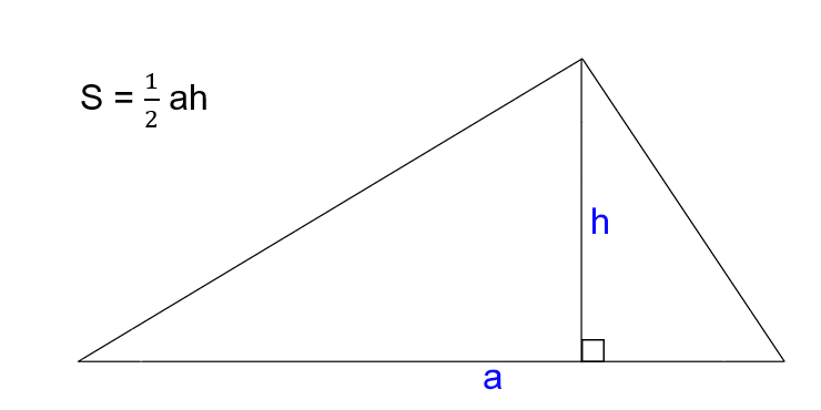 Как найти площадь треугольника, зная сторону и высоту