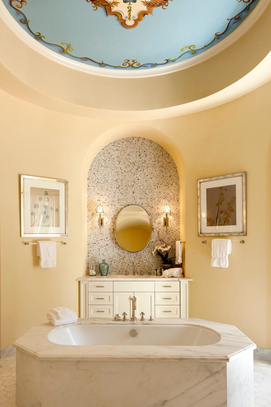 Round ceiling via Village Properties