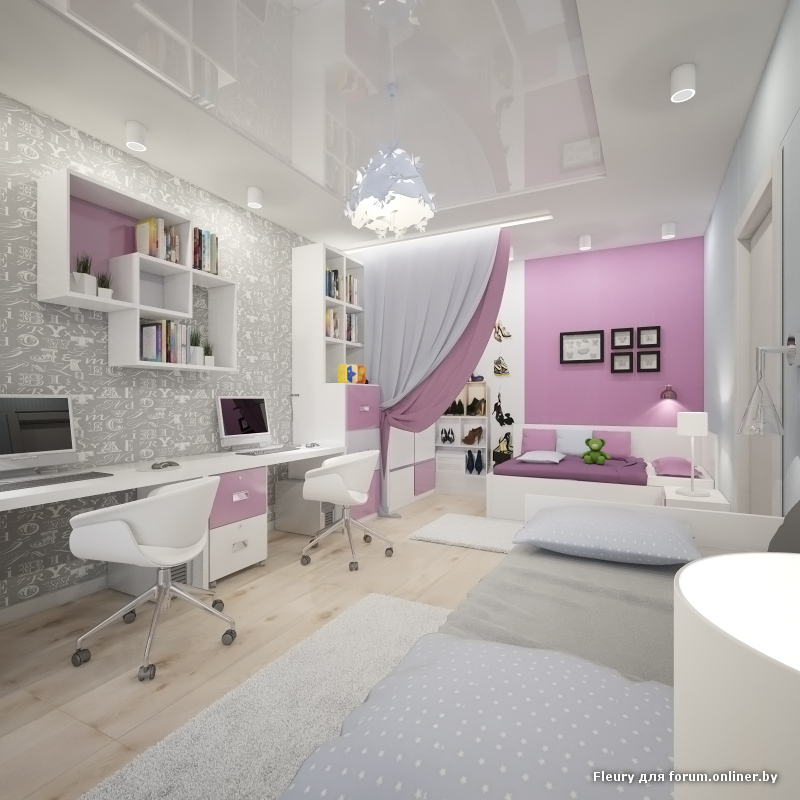 Дизайн комнаты для девочки 10 лет фото