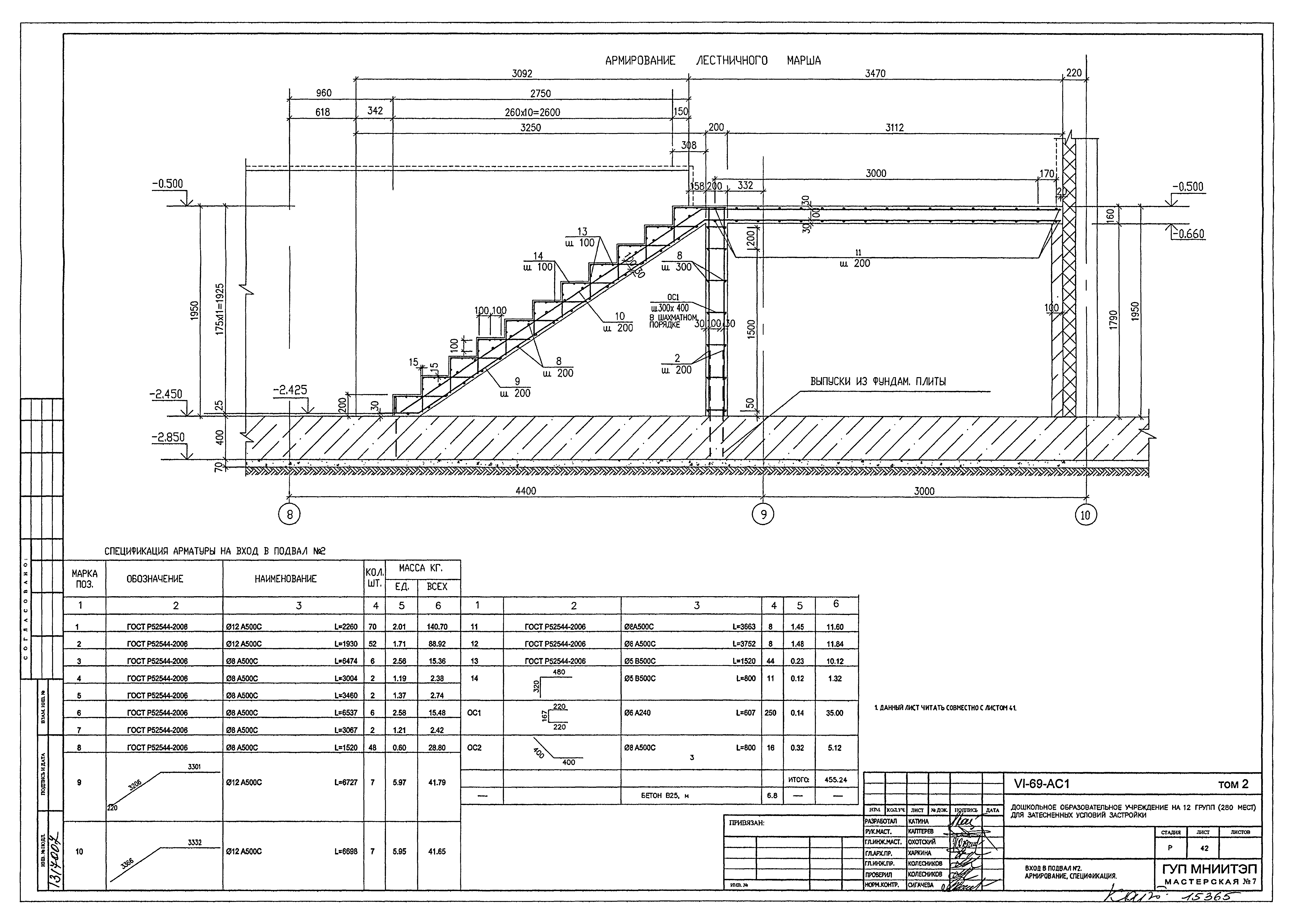 Армирование лестницы монолитной чертежи dwg