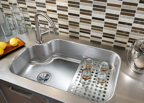 stainless kitchen sink