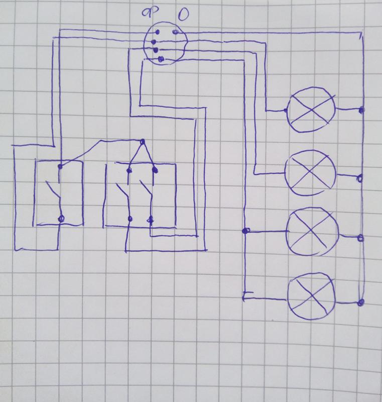 Схема подключения 4 ламп. Схема подключения двухклавишного переключателя на 4 лампочки. Схема подключения двухклавишного выключателя на 5 ламп. Схема подключения выключателя двухклавишного к двум светильникам. Схема подключения двухклавишного выключателя на 5 лампочек.