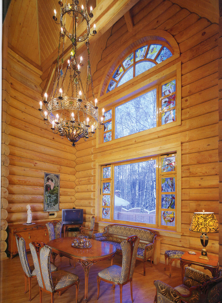 Оформление окон в деревянном доме внутри фото