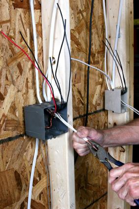 installation of wiring in a private home
