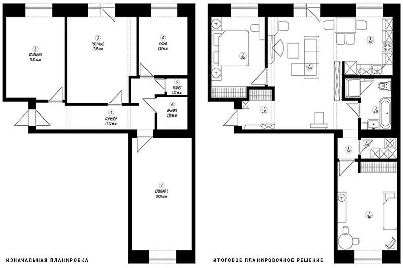 Планировка квартиры в хрущевке 4 комнаты