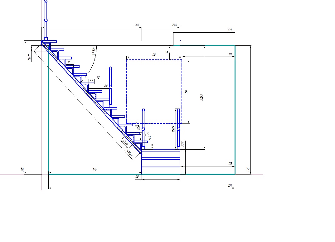 Расчет лестницы на второй этаж в частном доме калькулятор с чертежами на металлическом каркасе фото