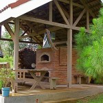 Pizza oven hut built in Philippines.