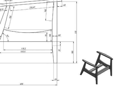 Как сделать советское кресло своими руками чертежи и схемы
