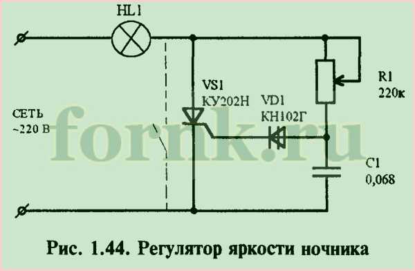 Схема диммера 12 вольт