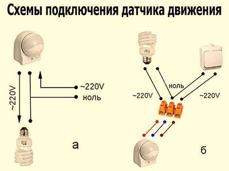 Схема подключения датчик движения ддс 01