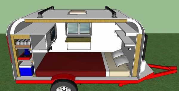 Проект дома прицепа