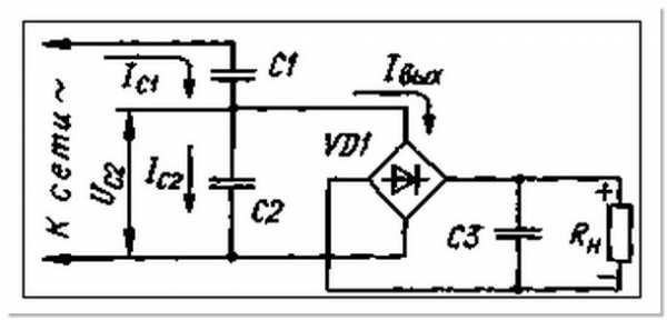 Как рассчитать емкость гасящего конденсатора простого блока питания