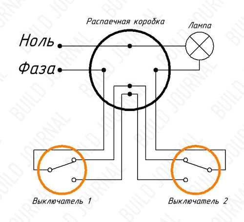 Схема тройной проходной выключатель – Проходной выключатель тройной .