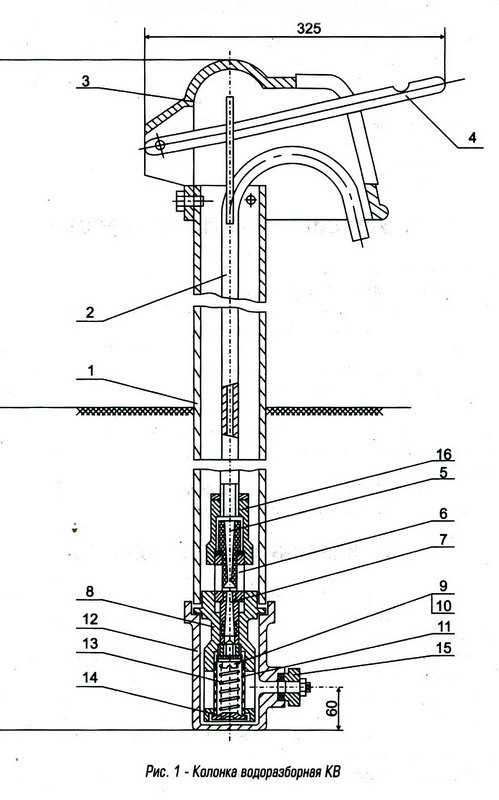 Водяное устройство. Колонка водоразборная кв-4 чертежи. Колонка водоразборная эжекторная кв-4. Колонка водопроводная 4 схема устройства. Схема водопроводной уличной колонки.