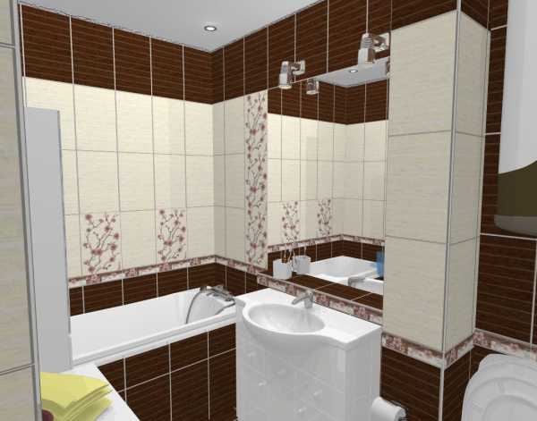 Дизайн ванной комнаты 7 квадратов